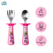 The First Years® - The first years Disney Minnie Mouse Fork & Spoon Set | Toddler-Friendly Utensils with Handle Guards