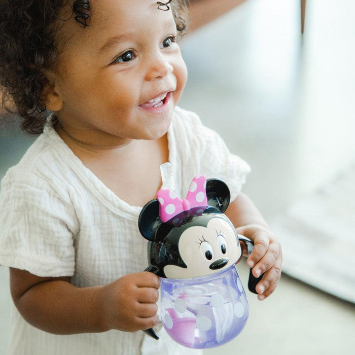 The First Years® - The First Years Minnie Mouse Weighted Straw Cup, 7 oz