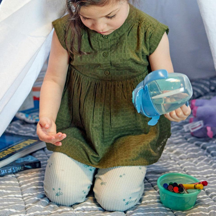 The First Years® - The First Years - Stitch Flip Top Straw Trainer Cup, 7 Oz