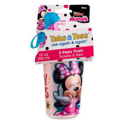 The First Years® - The First Years Take & Toss Spill Proof Licenced Minnie Mouse Sippy Cups, 10 Oz – 3 Pack