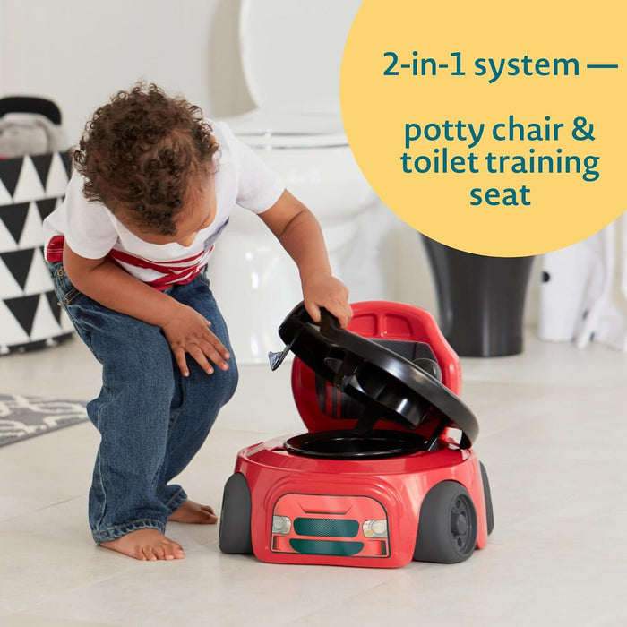The First Years® - The First Years - Training Wheels Racer Potty System - Red