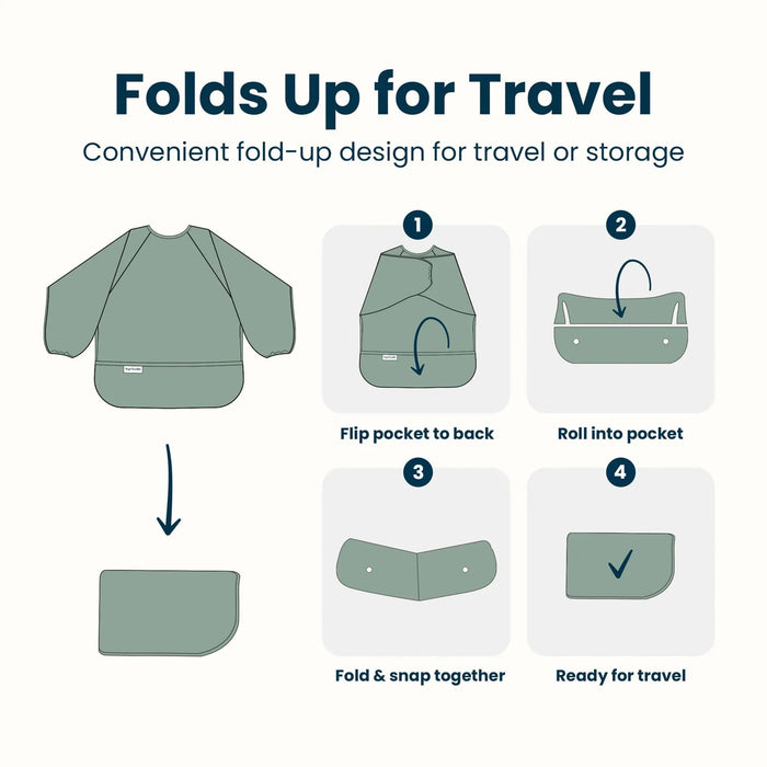 Tiny Twinkle Mess-proof Long Sleeve Waterproof Bibs