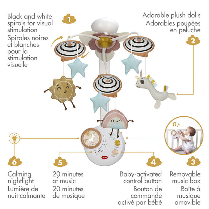 Mobile classique Tiny Love – Collection Licornes et Merveilles