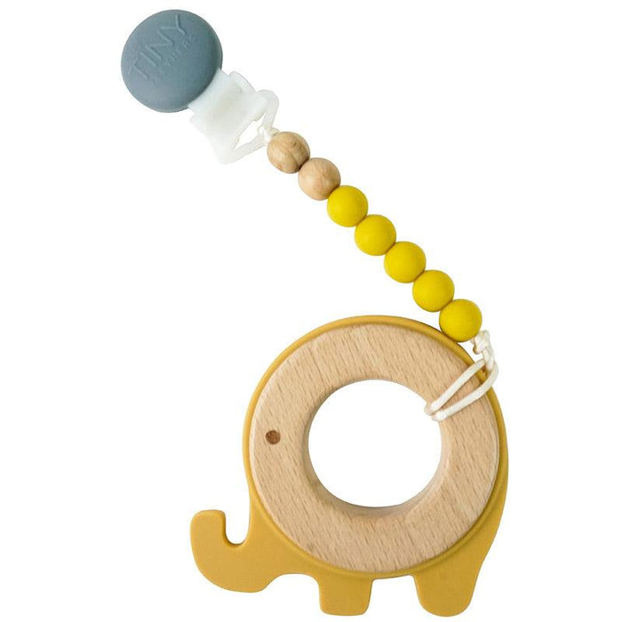 Tiny Teethers - Tiny Teether Animal Teether Toy on Beaded Strand with Clip