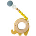 Tiny Teethers - Tiny Teether Animal Teether Toy on Beaded Strand with Clip