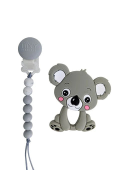 Tiny Teethers - Tiny Teether Animal Teether Toy on Beaded Strand with Clip