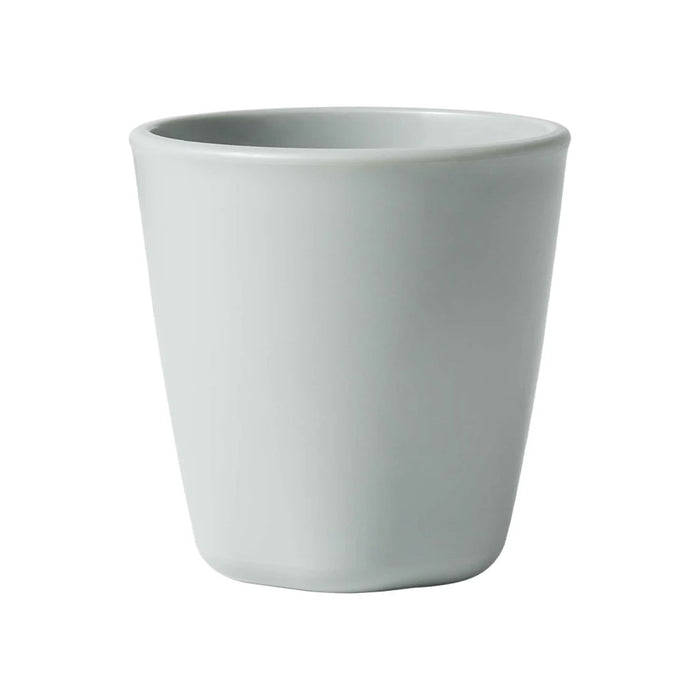 Tiny Twinkle kids plastic cup in light grey, shown upright on a plain white background.