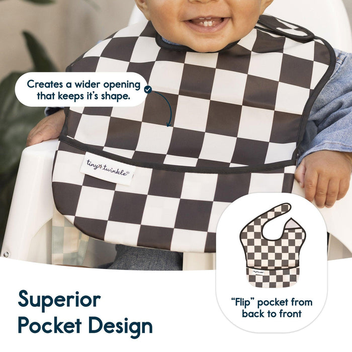 Tiny Twinkle - Tiny Twinkle Mess proof Easy Bib 3 Pack