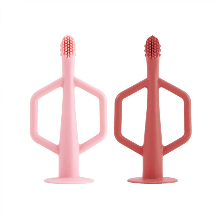 Tiny Twinkle - Tiny Twinkle Silicone Baby Training Toothbrush - 2 Pack