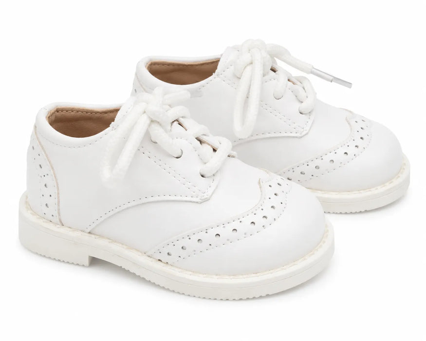 TipTop USA® Baby Boys Classic Brogue Oxford Dress Shoes | Style TTS163 | Baby Sizes 1-8