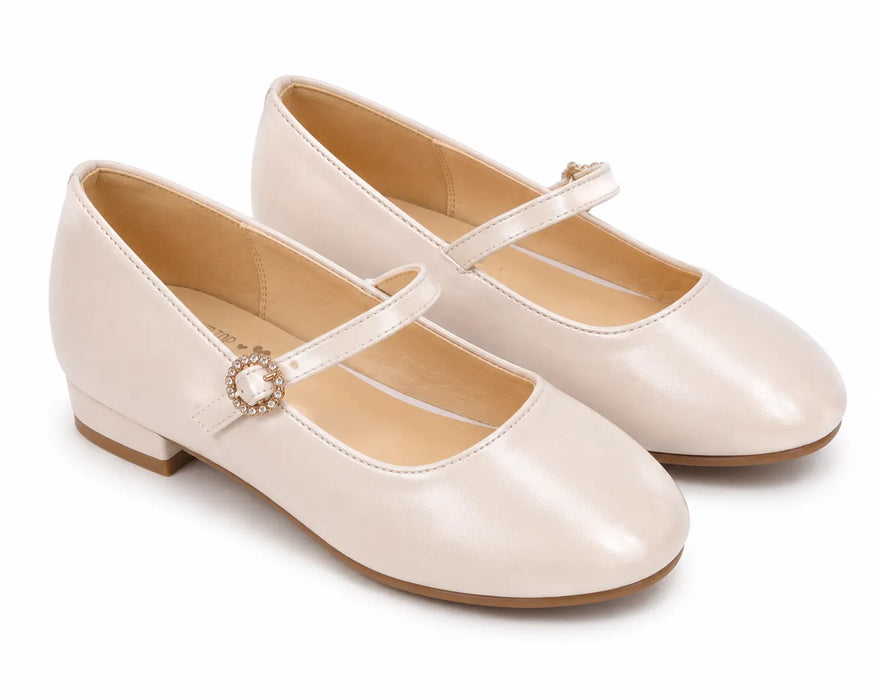 Chaussures habillées Mary Jane TipTop USA® pour filles avec boucle en strass – Style TTS145 – Tailles bébé 9-1 / Tailles enfant 2-8