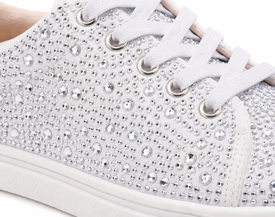 TipTop USA® Girls Full Rhinestone Fashion Sneakers – Style TTS188 | Baby & Kids Sizes 11–10T