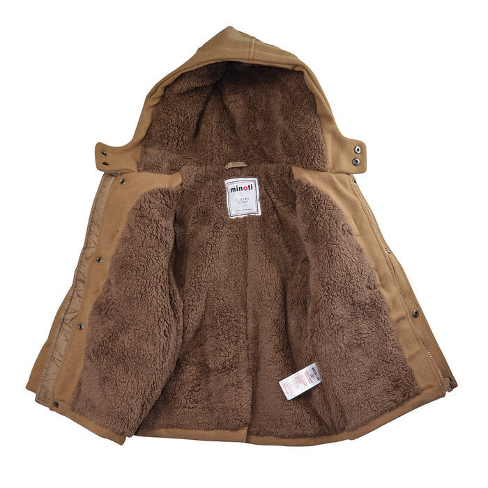 Manteau Canadienne de Minoti à capuchon pour tout-petits et enfants – Tailles 9m à 8 ans
