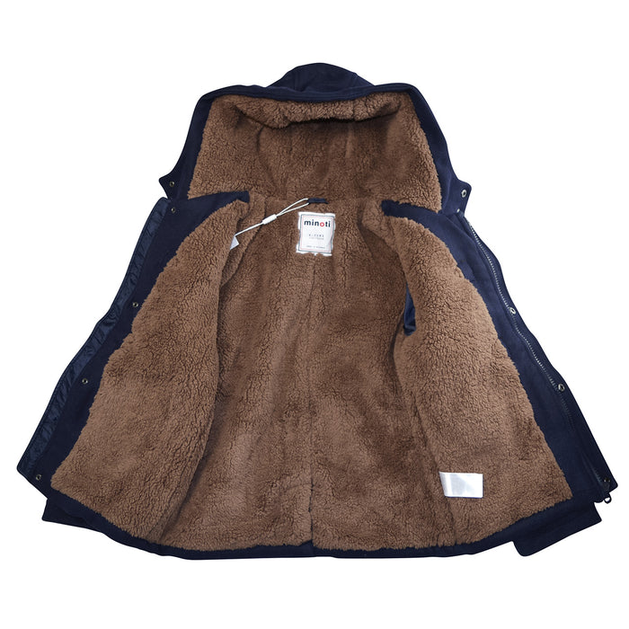 Manteau Canadienne de Minoti à capuchon pour tout-petits et enfants – Tailles 9m à 8 ans
