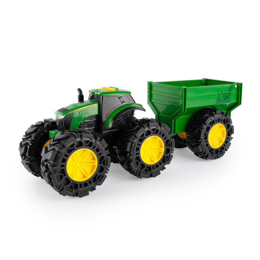 Tomy® - John Deere Monster Treads Tractor with Wagon