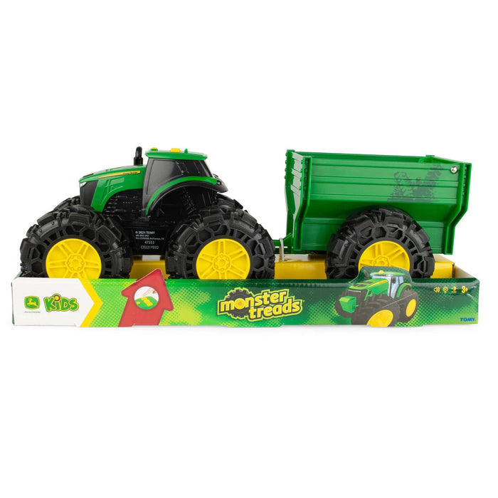 Tomy® - John Deere Monster Treads Tractor with Wagon