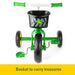 Tomy® - John Deere Steel Tricycle with Basket – Durable Ride-On Toy for Kids