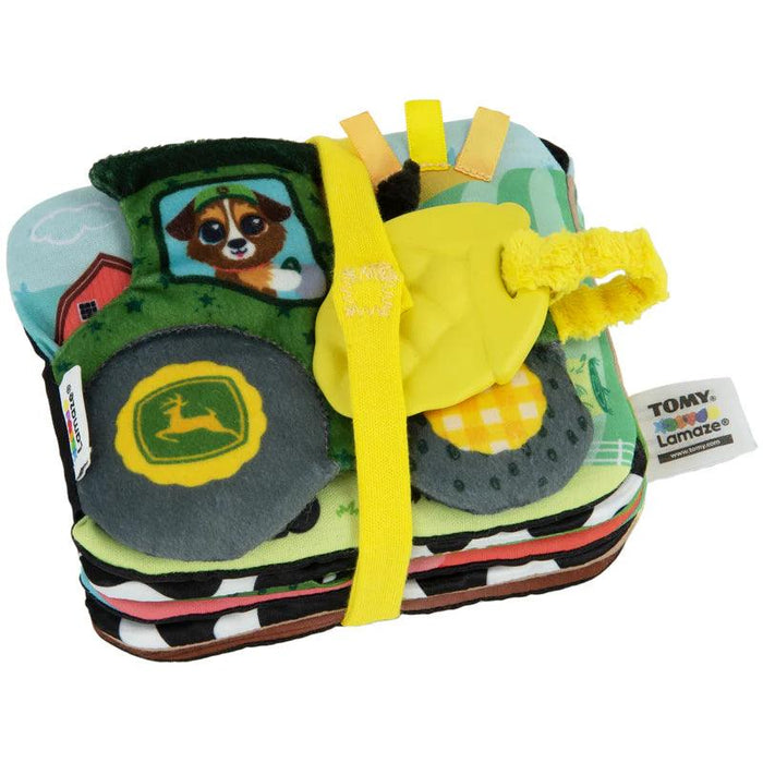 Tomy® - Lamaze & John Deere Farm to Table Journey – Sensory Toy – Folding Soft Book