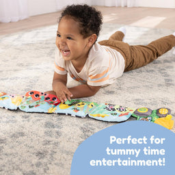 Tomy® - Lamaze & John Deere Farm to Table Journey – Sensory Toy – Folding Soft Book