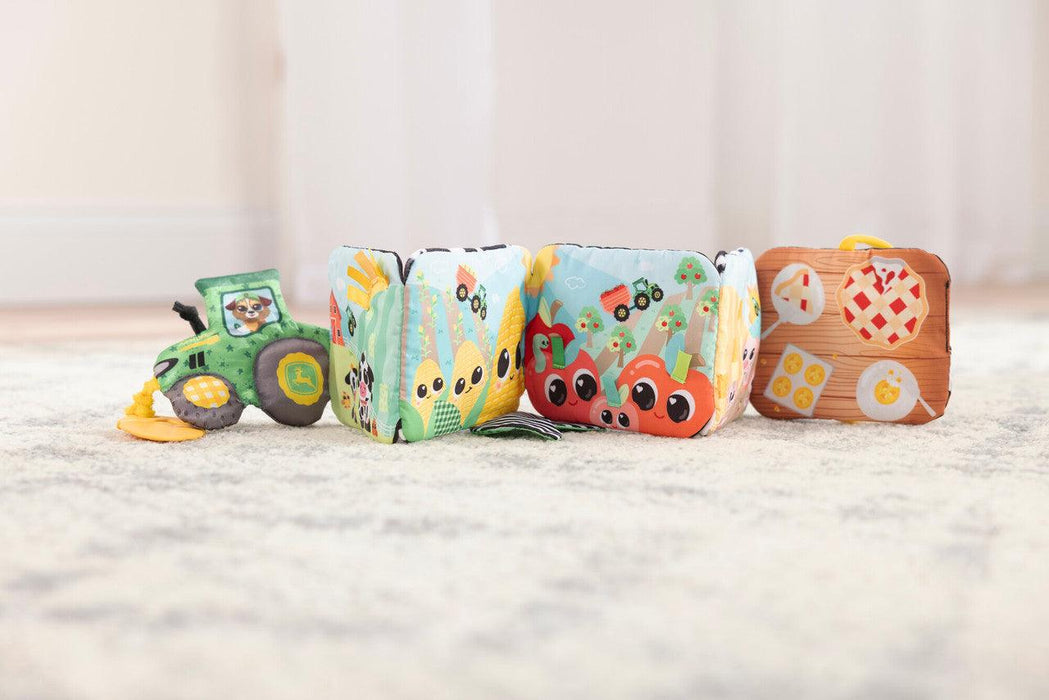 Tomy® - Lamaze & John Deere Farm to Table Journey – Sensory Toy – Folding Soft Book