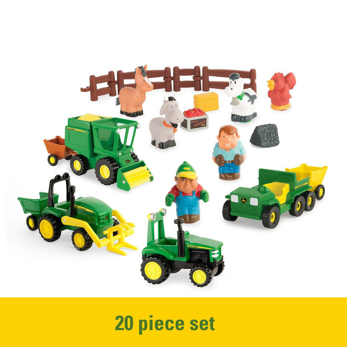 Tomy® - TOMY John Deere 1st Farming Fun – Fun on the Farm 20 Pieces Play Set