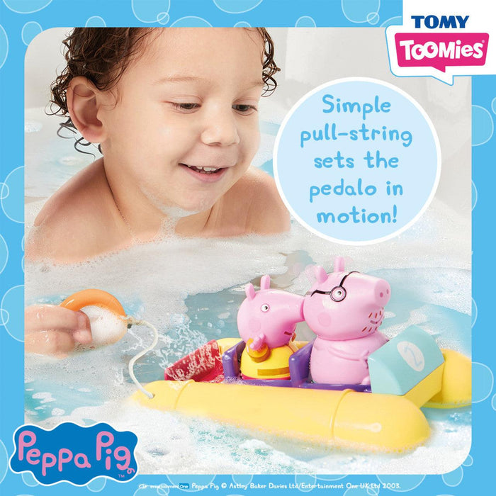 Tomy® - Tomy Toomies Peppa Pig Bath Toy Pull & Go Pedalo (18m+)