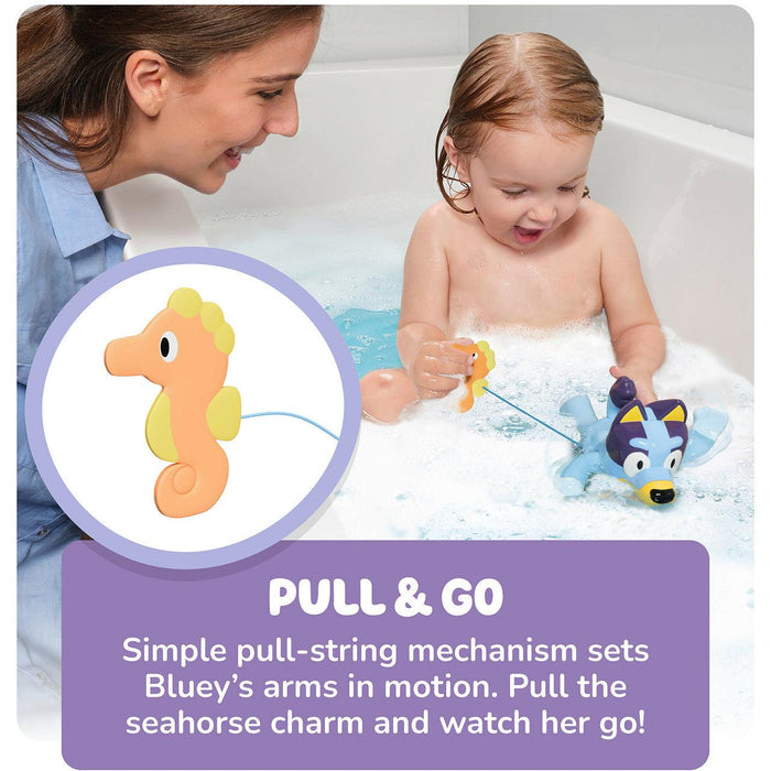 Tomy® - Tomy Toomies Swimming Bluey Bath Toy with Seahorse