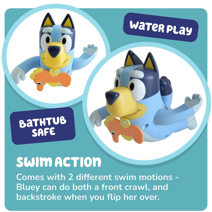 Tomy® - Tomy Toomies Swimming Bluey Bath Toy with Seahorse