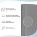 Dream On Me On-The-Go Trifold Playmat Grey image 3