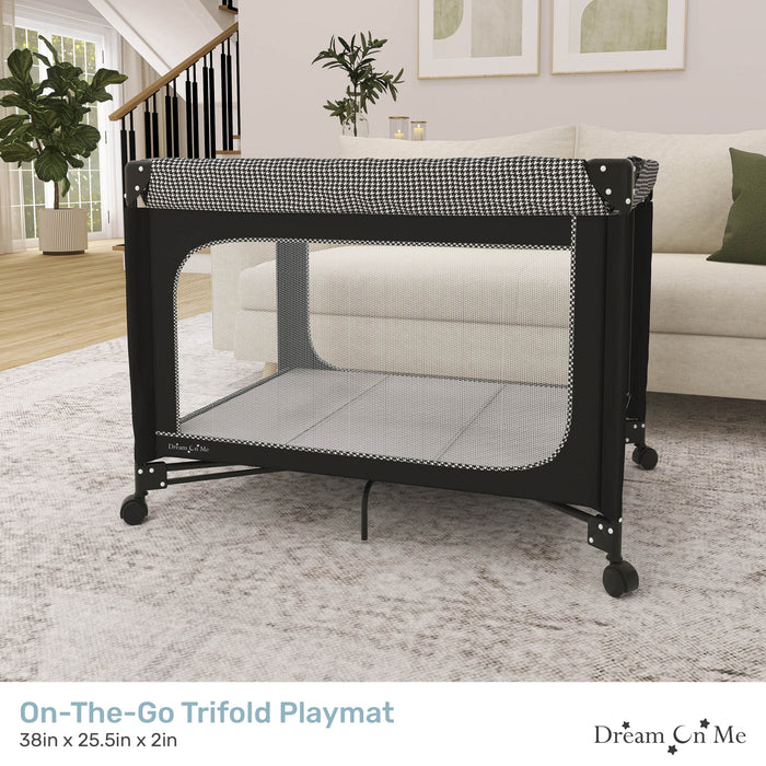 Dream On Me On-The-Go Trifold Playmat Grey image 6