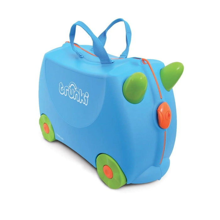 Trunki Kids Ride on Suitcase Goldtex