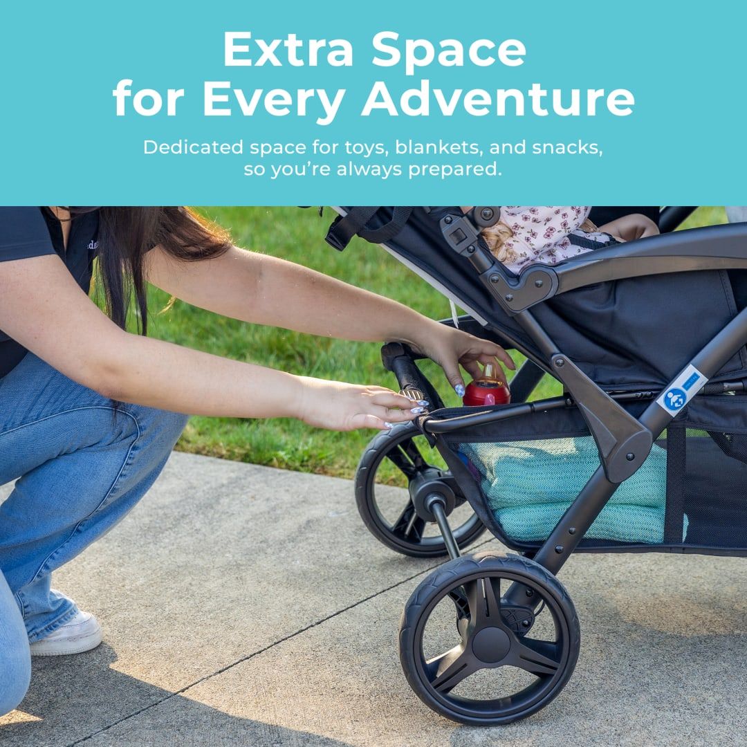 Poussette quadruple Gaggle Odyssey 4 places de Foundations – Poussette pour plusieurs enfants 