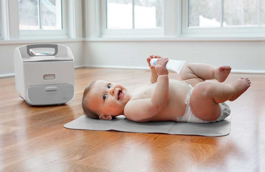 Ubbi Diaper Caddy with wipes dispenser