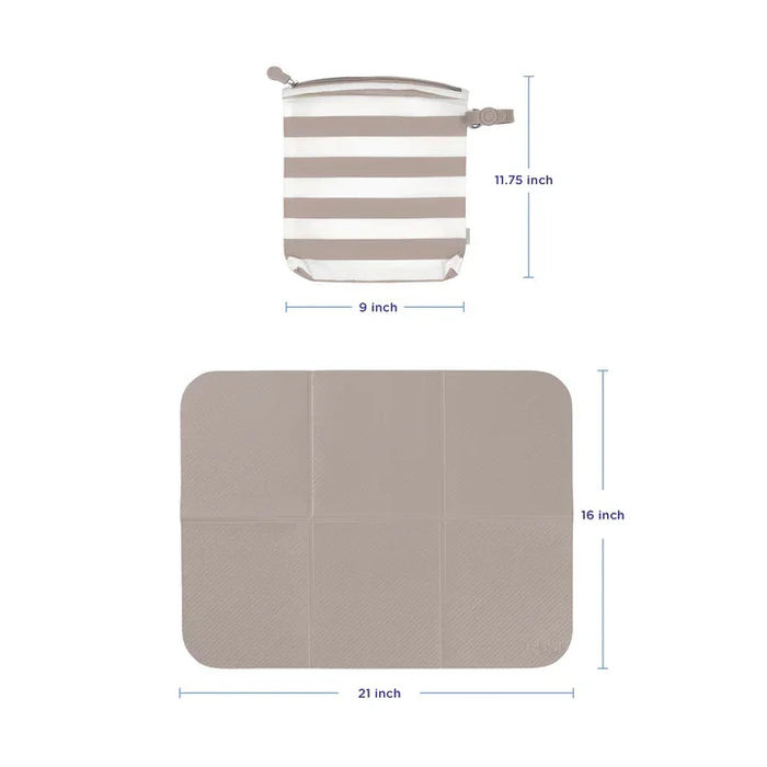 Ubbi® - On-The-Go Changing Mat Bag | Portable, Stylish & Practical