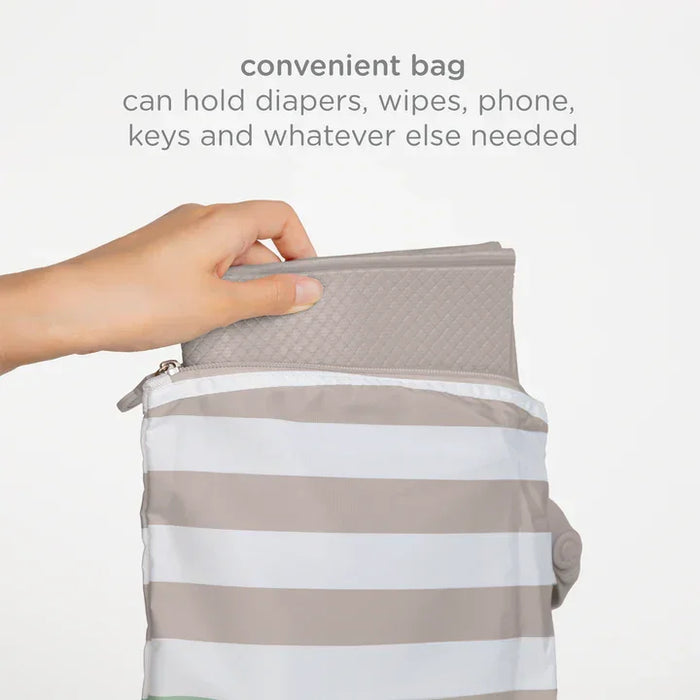 Ubbi® - On-The-Go Changing Mat Bag | Portable, Stylish & Practical