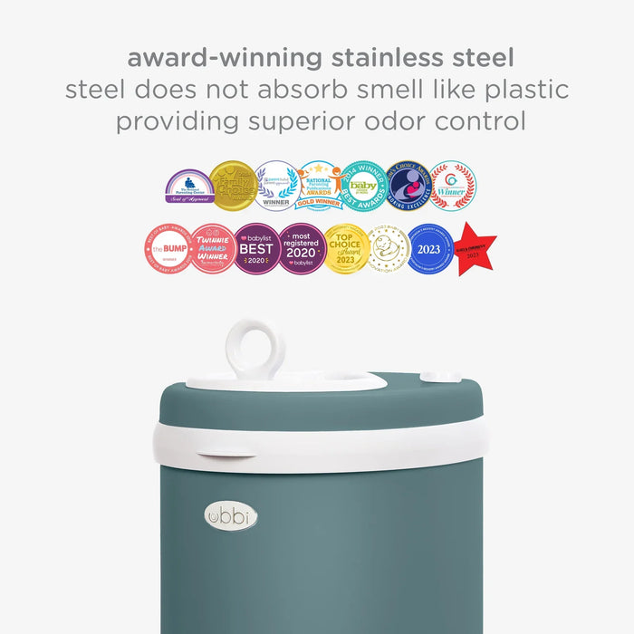 Ubbi® - Ubbi Stainless Steel Diaper Pail | Durable, Practical & Stylish