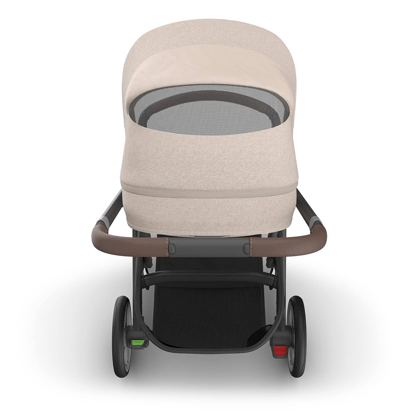 Poussette simple pleine grandeur Cruz V3 d'UPPAbaby – Prête pour les nouveau-nés, inclinable à plat, boucle magnétique