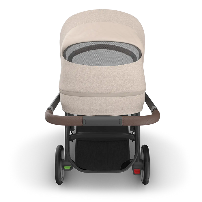 Poussette simple pleine grandeur Cruz V3 d'UPPAbaby – Prête pour les nouveau-nés, inclinable à plat, boucle magnétique