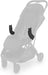 UPPAbaby MINU V3 adapter for MESA shown attached to stroller frame in close-up view.