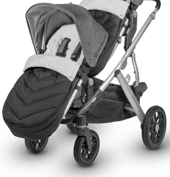 uppababy rumble seat footmuff Uppa Baby VISTA RumbleSeat Cozy Ganoosh JAKE (Black) — Goldtex