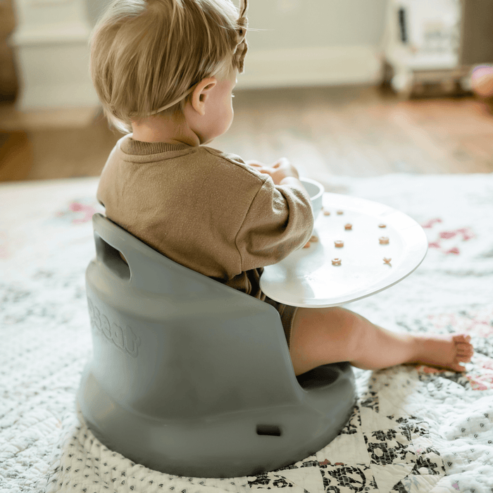 Siège rehausseur et plancher pour bébé Upseat avec tablette