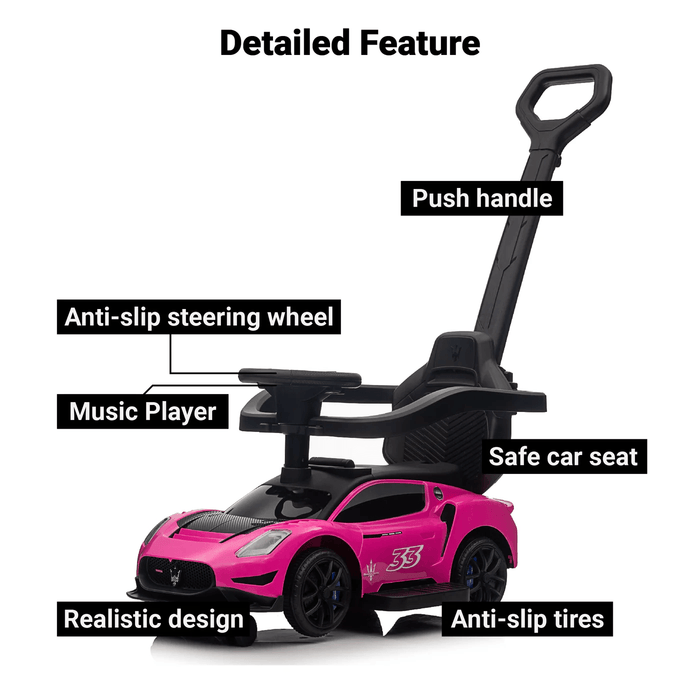 Voltz Toys - Maserati Push Car Pedal Ride On Car