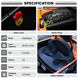 Voltz Toys - McLaren F1 12V Ride on Race Car