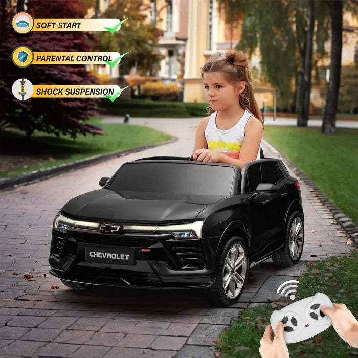 Voltz Toys® - Voltz Toys® Chevrolet Blazer 24V 2-Seater Ride-On Car for Kids with Remote Control, Open Doors, LED Lights, and Music