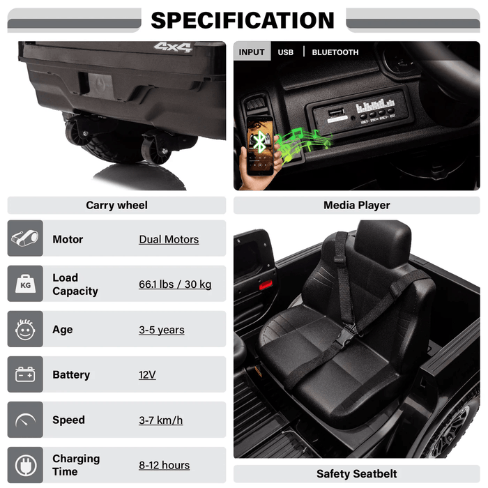 Voltz Toys - RAM 12V Ride-On Truck