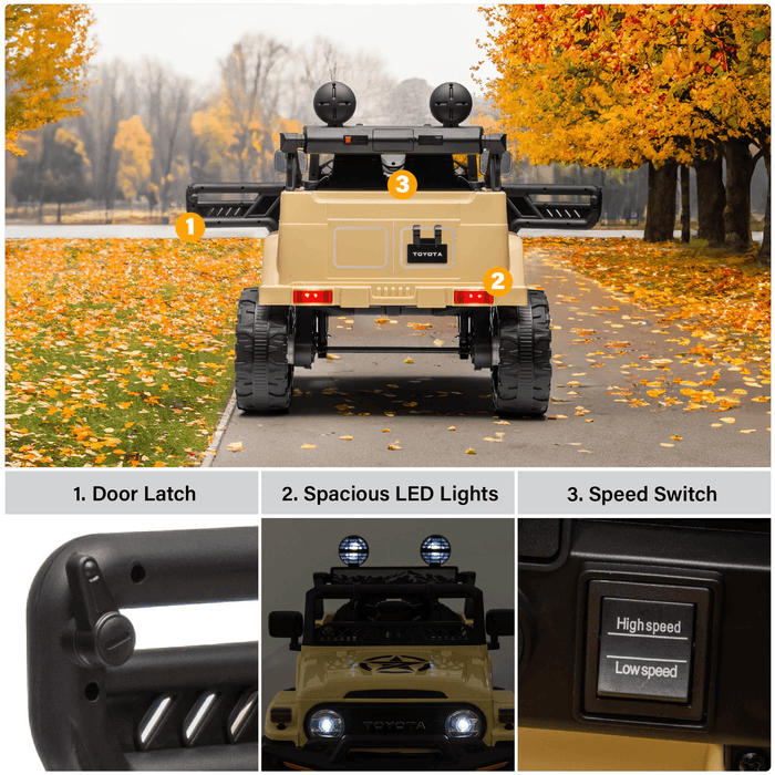 Voltz Toys - Toyota FJ Cruiser 12V Truck Ride-On