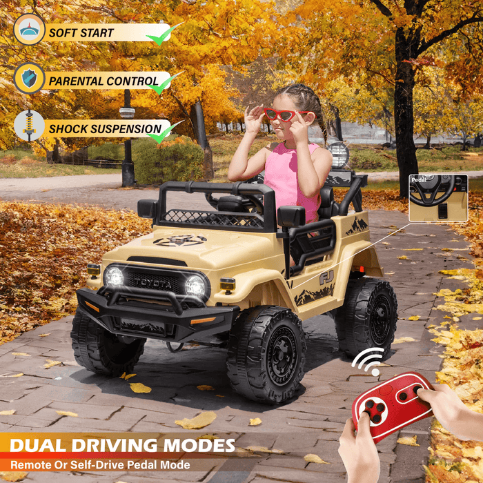 Voltz Toys - Toyota FJ Cruiser 12V Truck Ride-On