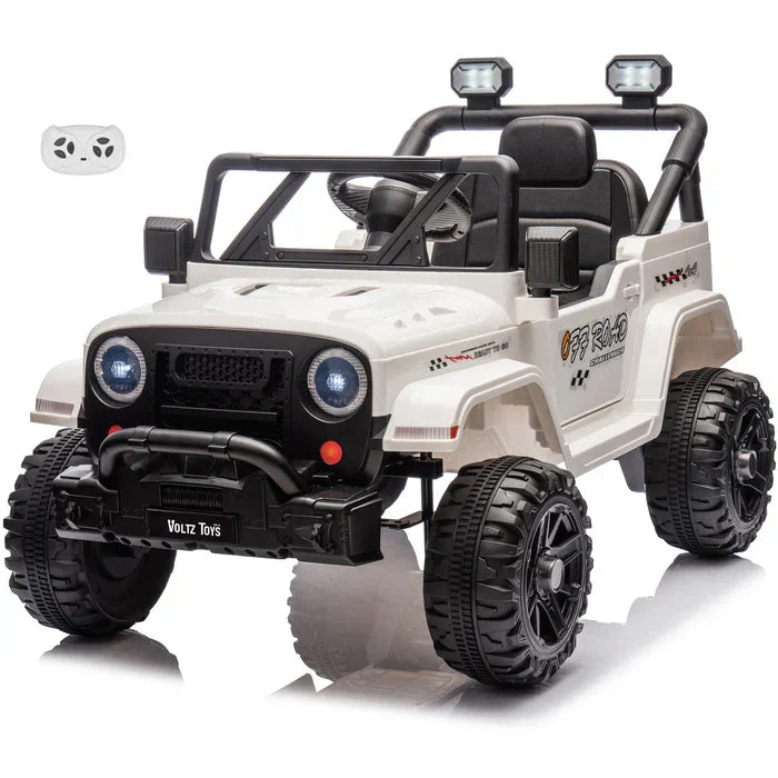 Voltz Toys - Voltz Toys 12V Kids Ride-On Jeep with Angry Lights & Remote Control