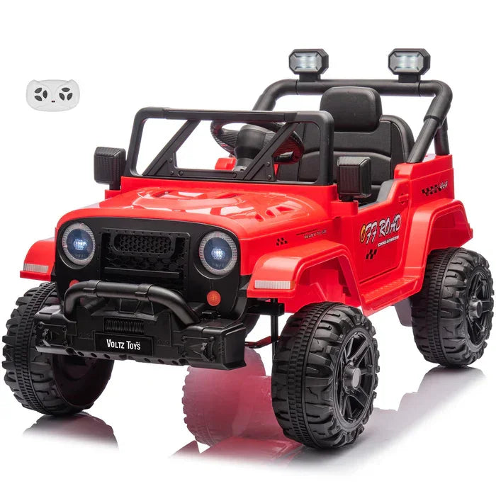 Voltz Toys - Voltz Toys 12V Kids Ride-On Jeep with Angry Lights & Remote Control