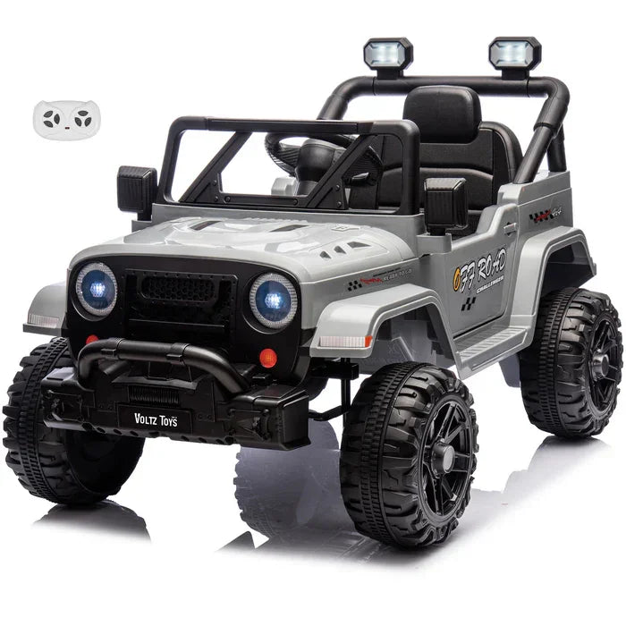 Voltz Toys - Voltz Toys 12V Kids Ride-On Jeep with Angry Lights & Remote Control